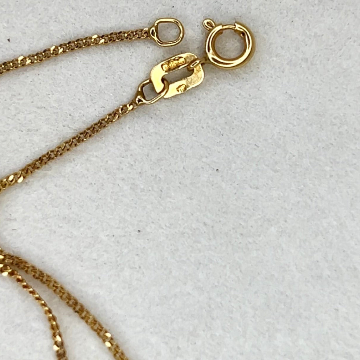 18ct Gold Diamond & Pearl Drop Pendant Necklace
